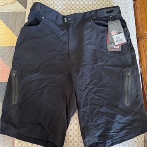 Men's Black Outdoor Performance Shorts